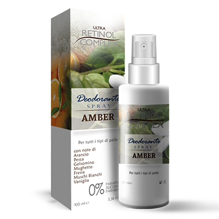 Featured image for “Deodorante spray amber 100 ml.”