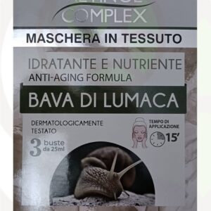 MASCHERA IN TESSUTO ALLA BAVA DI LUMACA