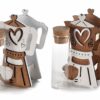 CAFFETTIERA IN LEGNO CON PROVETTA