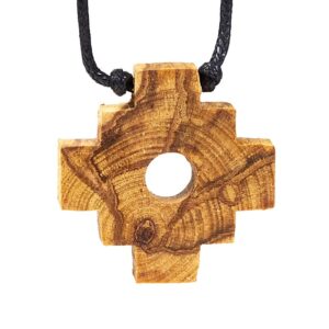 Collana palo santo chakana croce inca