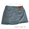 Mini gonna levi's premium 501 san francisco - usato