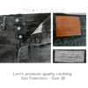 Mini gonna levi's premium 501 san francisco size 28 - usato