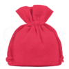Sacchetti di cotone rosso 9x12 cm – set da 10 Pezzi