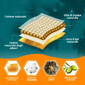 Copertura alimentare in cera d'api