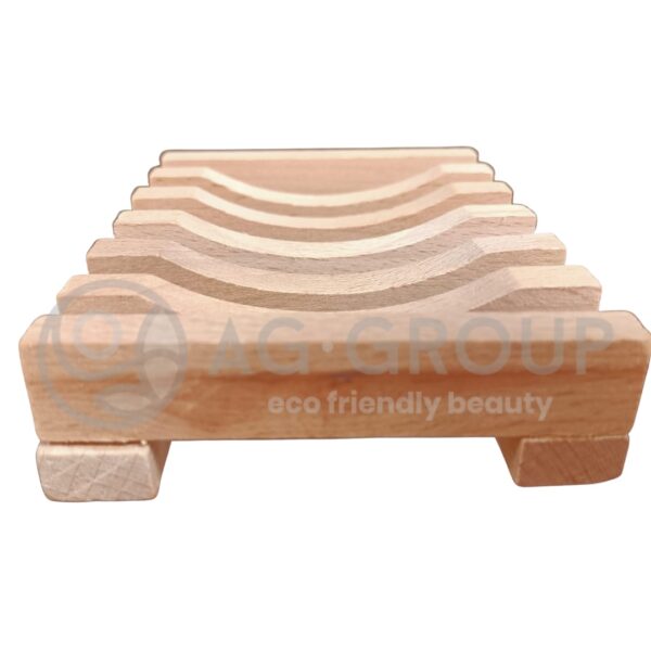 Porta saponetta in legno naturale chiaro - immagine 4
